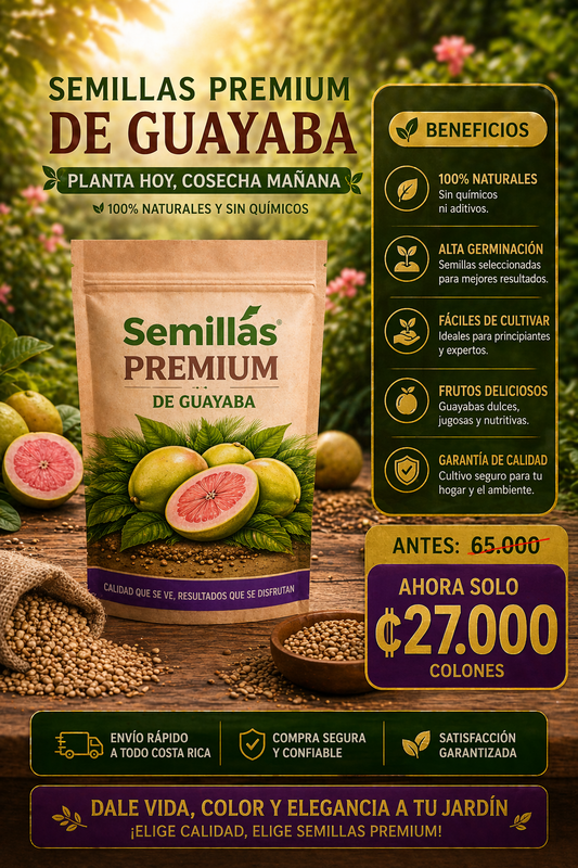 Semillas PREMIUM de Guayaba Dulce
